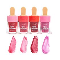 Kit 4 Gloss Brilho Labial Sorvetinho Vivai Kit 4 Gloss Brilho Labial Sorvetinho Vivai