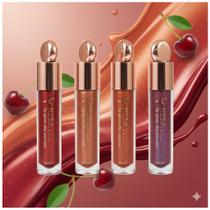 Kit 4 Gloss Labial Cherry Lips brilho labial Lip Gloss Mirro Cherry Gloss de Cereja Brilho Espelhado Efect Bello Charme Kit 4 Gloss Labial Cherry Lips brilho labial Lip Gloss Mirro Cherry Gloss de Cereja Brilho Espelhado Efect Bello Charme