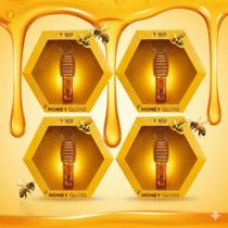Kit 4 Gloss Labial Honey Gloss Com Chaveiro e brilho verniz Gloss de Mel 5ml- Bello Charme Kit 4 Gloss Labial Honey Gloss Com Chaveiro e brilho verniz Gloss de Mel 5ml- Bello Charme