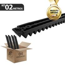 Kit 4 Gomos Cremalheira 50cm Motor Portão Deslizante Ppa 2m
