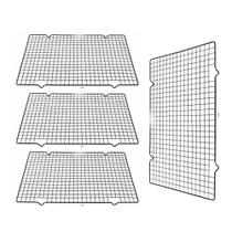 Kit 4 Grades Para Resfriar Alimentos Antiaderente Confeitaria Bolos Biscoitos 40x25cm