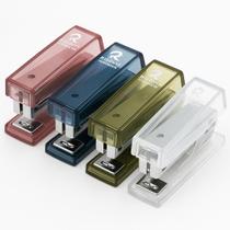 Kit 4 Grampeadores Médio Transparente Coloridos 20 Folhas