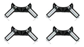 Kit 4 Grampo Canto Angular Aperto 90 Graus Esquadro Morsa 75