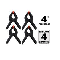 Kit 4 Grampo de Marceneiro AF 2006 - 3" (9,5cm) Kit 4 Grampo de Marceneiro AF 2006 - 3" (9,5cm)