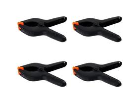 Kit 4 Grampos 3 Polegadas Plástico 3" 75mm Marceneiro Informartica