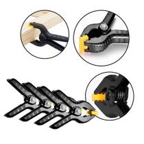 Kit 4 Grampos de Aperto Rápido 3 Mandíbulas Articuladas e Alça Antiderrapante - FBG Kit 4 Grampos de Aperto Rápido 3 Mandíbulas Articuladas e Alça Antiderrapante - FBG