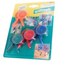 Kit 4 Grampos Microfix com Ventosa 20mm 366300 Wolfcraft Kit 4 Grampos Microfix com Ventosa 20mm 366300 Wolfcraft