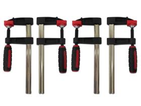 Kit 4 Grampos P/ Carpinteiro Tipo Sargento 150x50x210mm Onetools