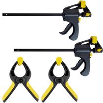 Kit 4 Grampos Sargento 150mm EDA Profissional Kit 4 Grampos Sargento 150mm EDA Profissional