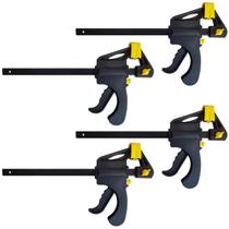 Kit 4 Grampos Sargento 200mm Eda Profissional Kit 4 Grampos Sargento 200mm Eda Profissional