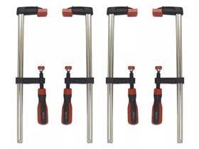 Kit 4 Grampos Sargento 300x50x370 Mm P/ Carpinteiro 204059 Mtx