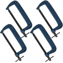 Kit 4 Grampos Sargento Tipo C 250Mm 10 Pol. Para Marceneiro
