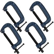 Kit 4 Grampos Sargento Tipo C 75Mm 3 Pol. Para Marceneiro