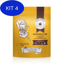 Kit 4 Granola Crispy Mostarda E Mel Sem Glúten Sachê 120G