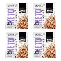 KIT 4 Granolas GranoSquare KETO Coco e Nuts 200g