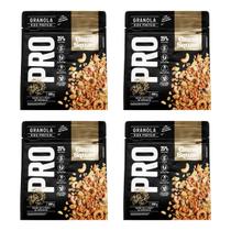 KIT 4 Granolas GranoSquare PRO Baunilha e Pasta de Amendoim 200g