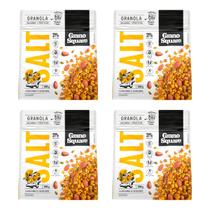 KIT 4 Granolas GranoSquare SALT Cúrcuma e Gengibre 200g