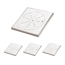 Kit 4 Grelha Quadrada 150mm Fecho C Moldura Jackwal