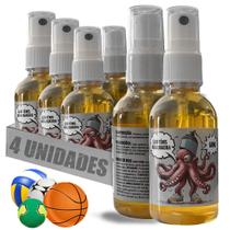 Kit 4 Grip Para Tênis Ou Chuteira Poulpo Sports Para Não Escorregar Em Quadra Aderência Quadra 60ml
