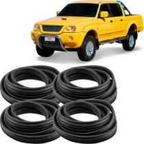 Kit 4 Guarnições Porta Lateral L200 Triton 2008 a 2022 Kit 4 Guarnições Porta Lateral L200 Triton 2008 a 2022