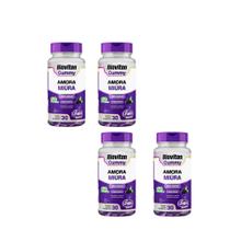 Kit 4 Gummy Amora 4x30 Gomas Unilife