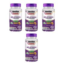 Kit 4 Gummy Melatonina+Triptofano Unilife 4x30 Gomas Sabor Maracujá