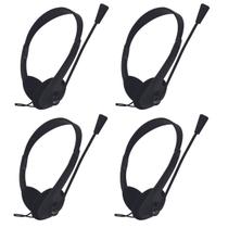 Kit 4 Headset Microfone Newlink High Tone Call Center