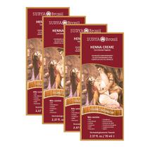 Kit 4 Henna Creme Surya Brasil Louro Dourado Kit