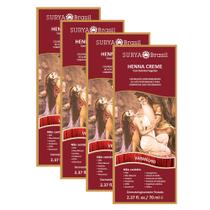 Kit 4 Henna Creme Surya Brasil Vermelho Kit Kit 4 Henna Creme Surya Brasil Vermelho Kit