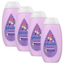 Kit 4 Hidratantes Corporal Hora do Sono Johnson's Baby 200ml