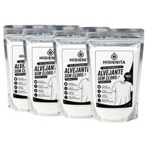 Kit 4 Higienita Percarbonato 1KG - Branqueador e Tira Manchas Oxigenado Total 4KG