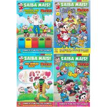 Kit 4 Hq Saiba Mais! Turma Da Mônica Em Inglês Quadrinhos Atividades Educativas Para Crianças Kit 4 Hq Saiba Mais! Turma Da Mônica Em Inglês Quadrinhos Atividades Educativas Para Crianças