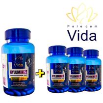 Kit 4 Hyluminize Face colágeno ácido hialurônico 60 caps