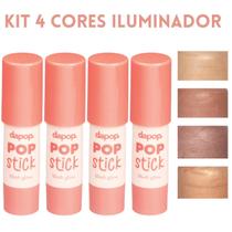 Kit 4 Iluminadores Cremosos Glow Natural Stick Com Manteiga De Karité E Alta Pigmentação Kit 4 Iluminadores Cremosos Glow Natural Stick Com Manteiga De Karité E Alta Pigmentação