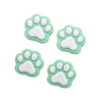 Kit 4 Imãs Patinha Geladeira Cachorro Gato Verde Kit 4 Imãs Patinha Geladeira Cachorro Gato Verde