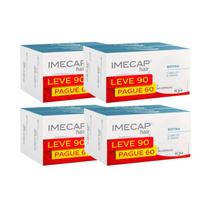 Kit 4 Imecap Hair Cabelos E Unhas Com 90 cápsulas FQM
