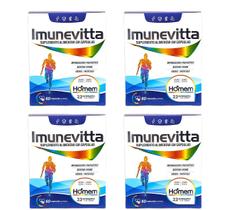 Kit 4 Imunevitta Homem De A A Zinco 60 Cápsulas. Kit 4 Imunevitta Homem De A A Zinco 60 Cápsulas.