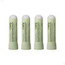 Kit 4 Inalador Descongestionante Mentol Cânfora Eucalipto