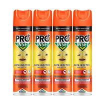 Kit 4 Inseticidas Pro Inset Multi-inseticida Mata Insetos