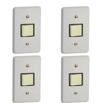 Kit 4 Interruptor Bipolar Paralelo 250V Silentoque 2108 Pial