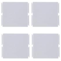 Kit 4 Interruptor Simples 250v Branco Tramontina 57217006