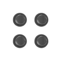 Kit 4 Interruptores Bolinha de Tecla para Móveis MarGirius Moldura M9 com Cabo Série 16.000 Cinza