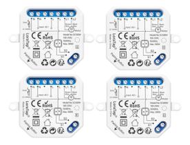 Kit 4 Interruptores Cortina Inteligente Alexa E Google Home