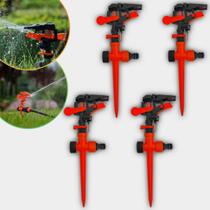 Kit 4 Irrigadores Para Jardim Aspersores Giratório Setorial Pulso Reto Para Gramado Force Line Kit 4 Irrigadores Para Jardim Aspersores Giratório Setorial Pulso Reto Para Gramado Force Line
