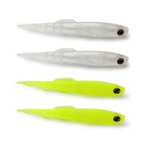 Kit 4 Iscas Artificiais Para Pesca Monster 3X Bacashad 17cm 17g