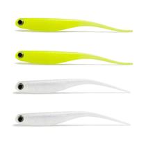 Kit 4 Iscas Artificiais Para Pesca Monster 3X Shad Minnow 18cm
