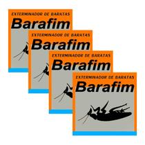 Kit 4 Iscas Mata Baratas Barafim Inseticida