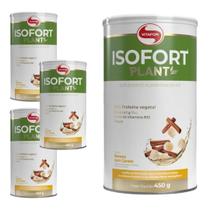 KIT 4 ISOFORT PLANT 450g - BANANA COM CANELA - VITAFOR