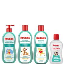 Kit 4 Itens Extra Suave- Cond 200ml+ Shampoo 200ml+ Sab Liquido 200ml+ Colônia 100ml Huggies