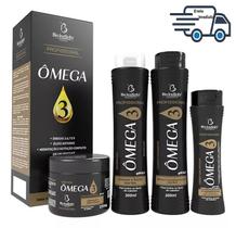 Kit 4 Itens Ômega 3 Bio Instinto Profissional Melhor Elasticidade aos Fios